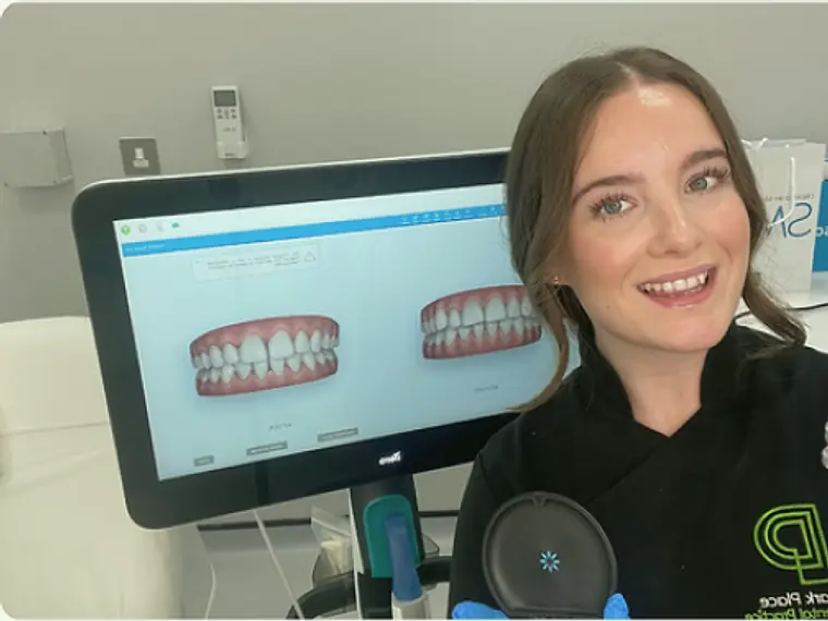 A treatment room at Park Place Dental